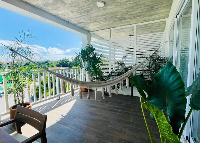 Cozy Terrace @ Blue House Puerto Aventuras